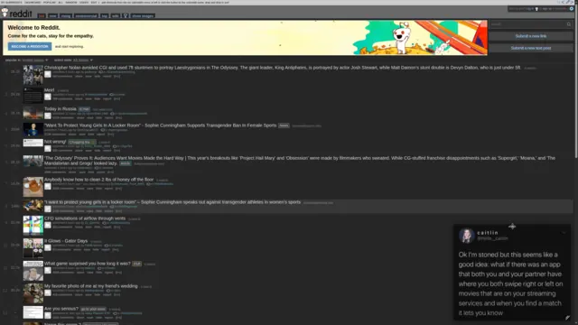 The preview detached into a small picture-in-picture window in the corner, with the page live behind it.